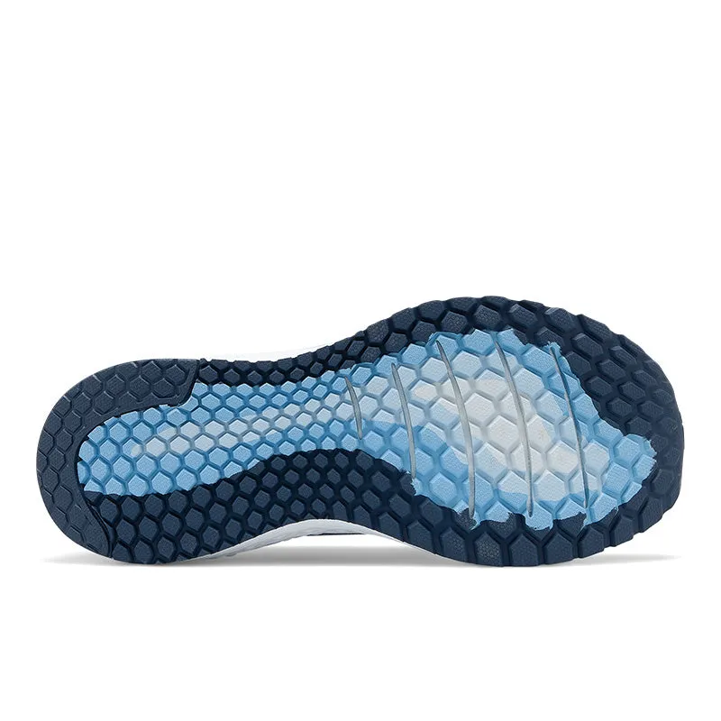 New Balance 1080v9 Running Shoes - Air White with Vintage Indigo Accents