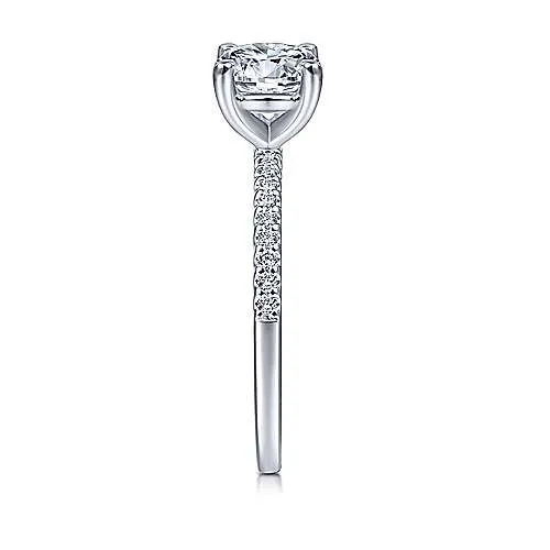 14K W Gold 0.15cttw Diamond Mounting