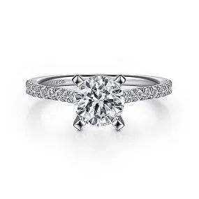 14K W Gold 0.30cttw Diamond Mounting