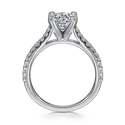 14K W Gold 0.30cttw Diamond Mounting