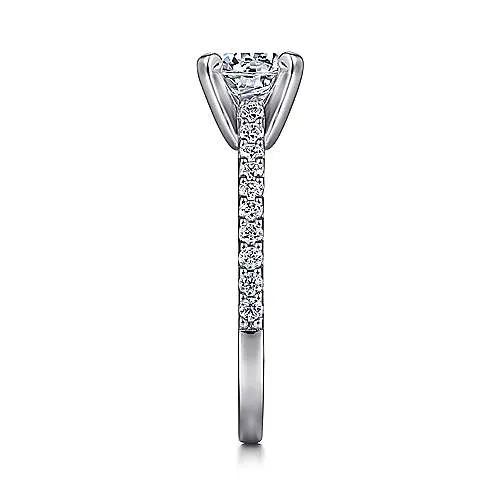 14K W Gold 0.30cttw Diamond Mounting