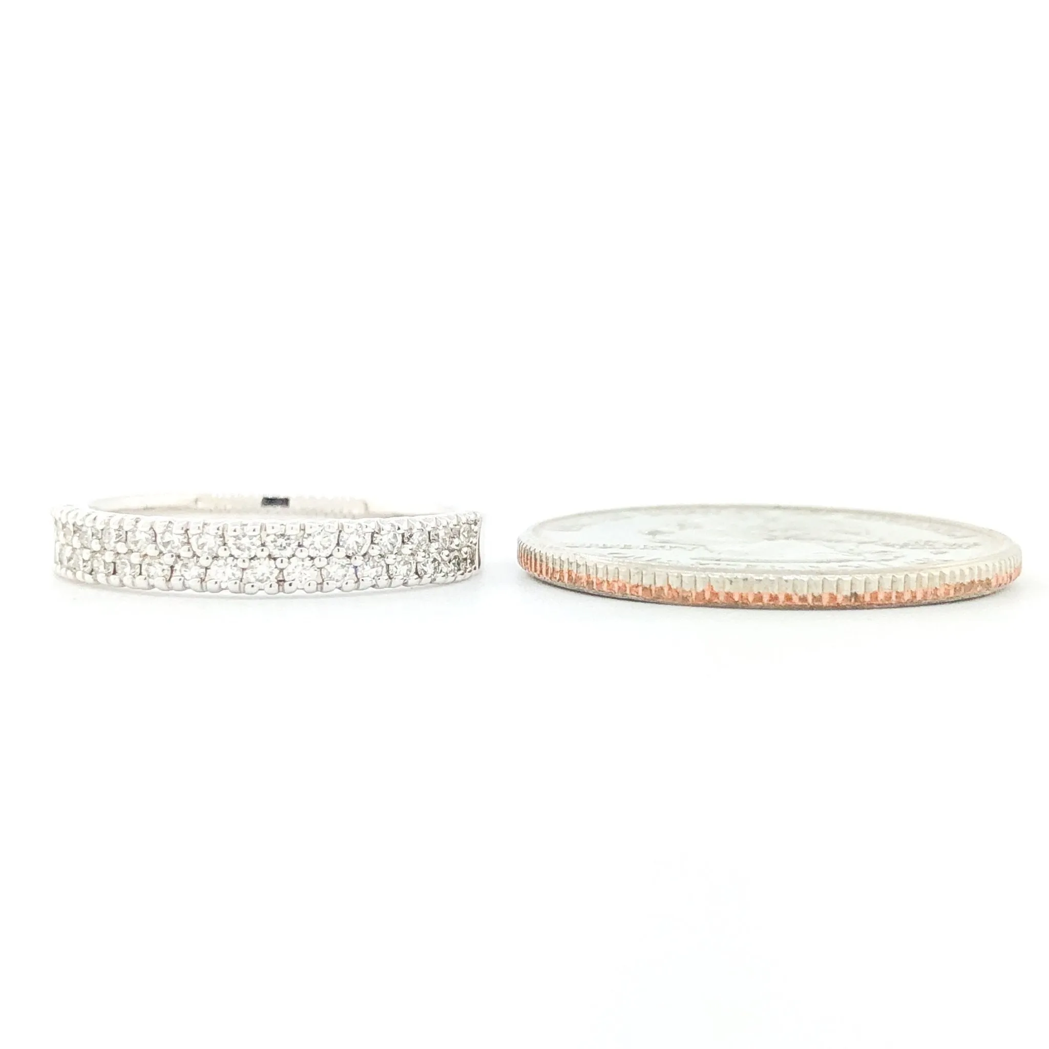 14K W Gold 0.40cttw Diamond Band