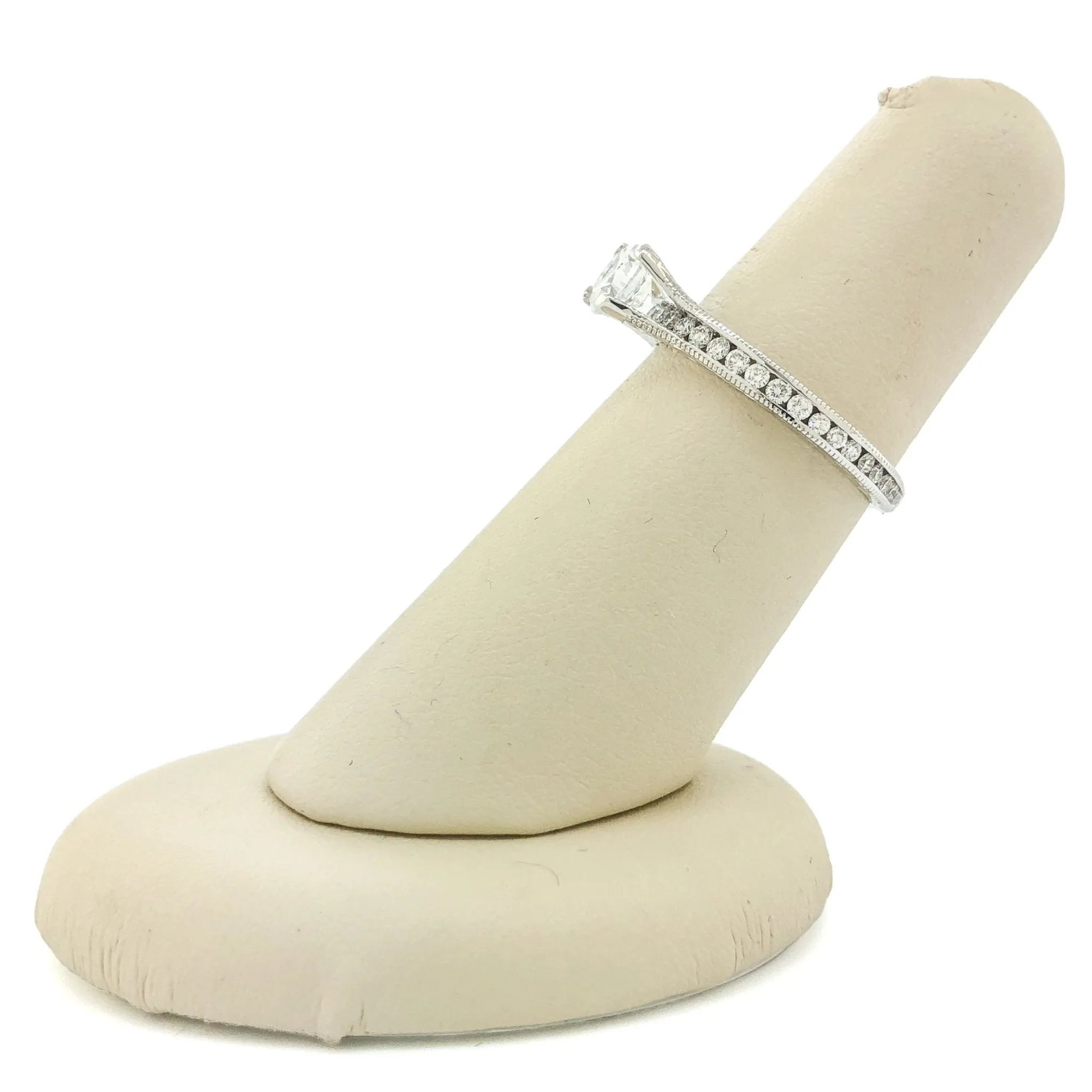 14K W Gold 0.43cttw Diamond Mounting
