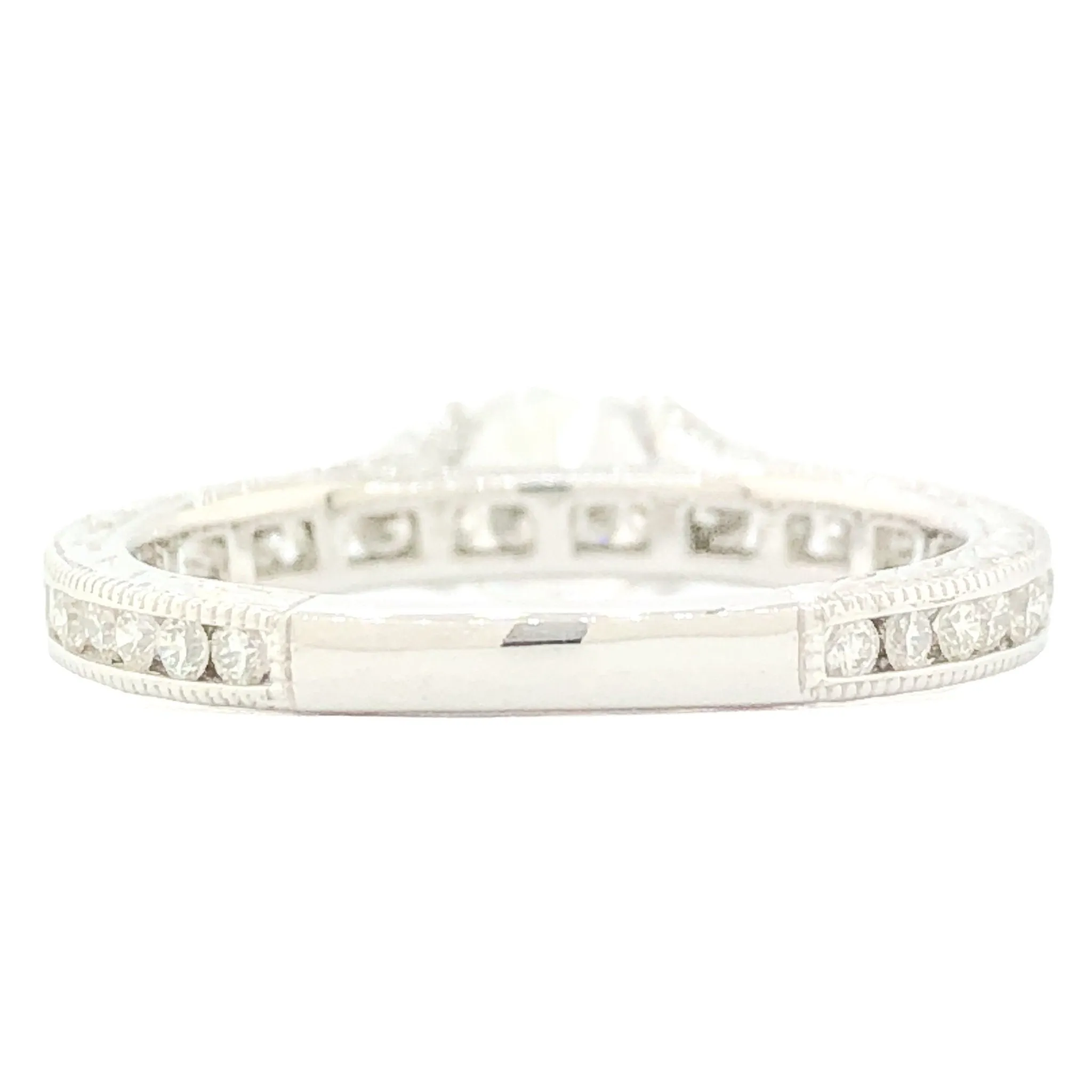 14K W Gold 0.43cttw Diamond Mounting