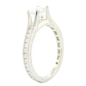 14K W Gold 0.43cttw Diamond Mounting