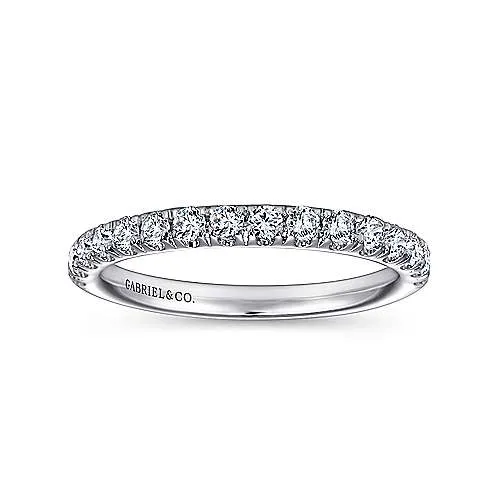 14K W Gold 0.50ctw Diamond Band
