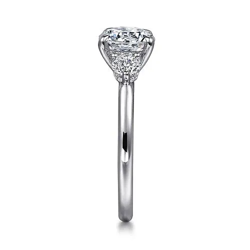 14K W Gold 0.50ctw Diamond Mounting