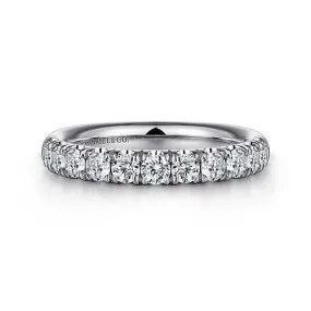 14K W Gold 0.72cttw Ladies Diamond Band