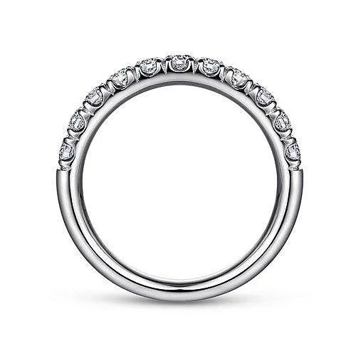 14K W Gold 0.72cttw Ladies Diamond Band