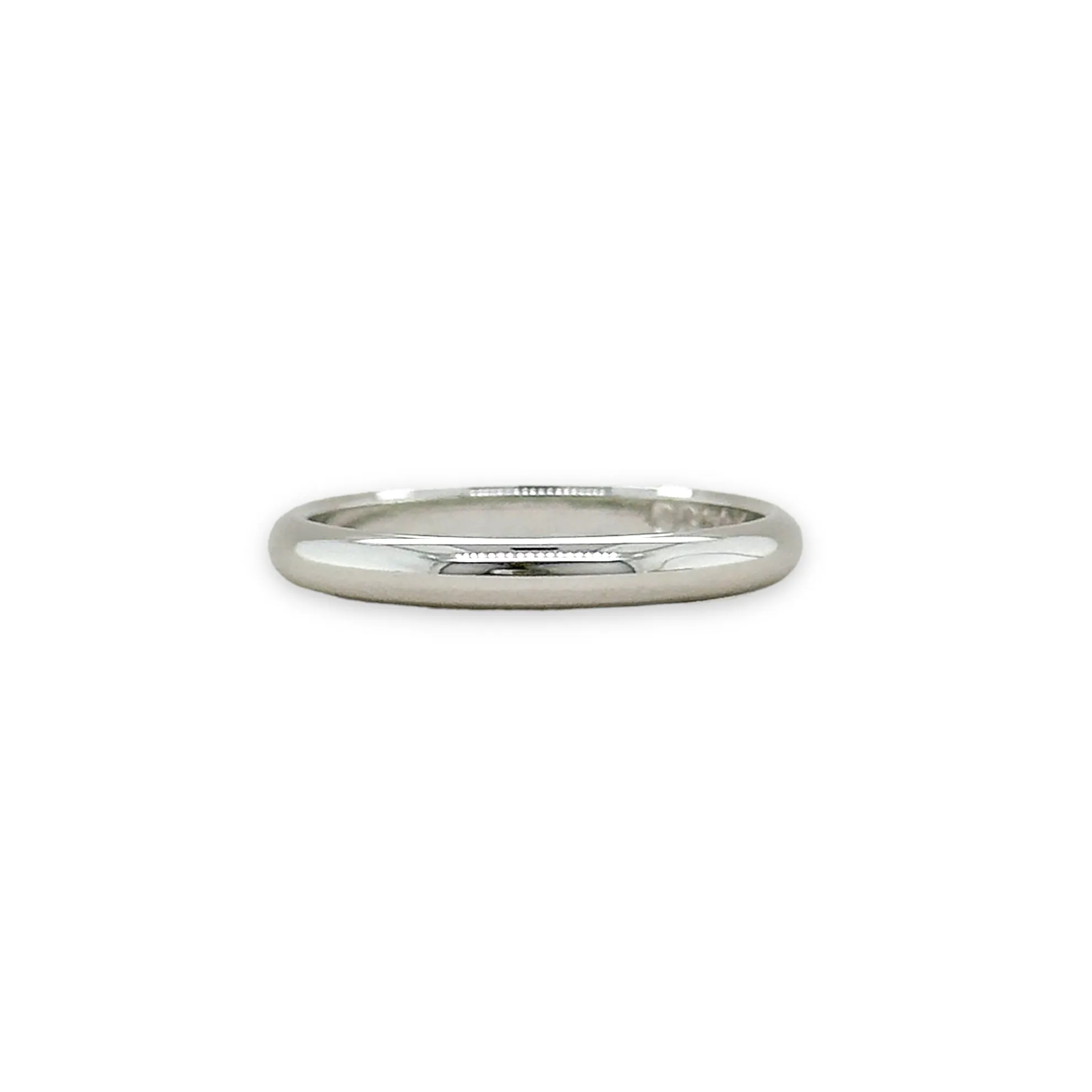 14K W Gold 2.5mm Thin Band