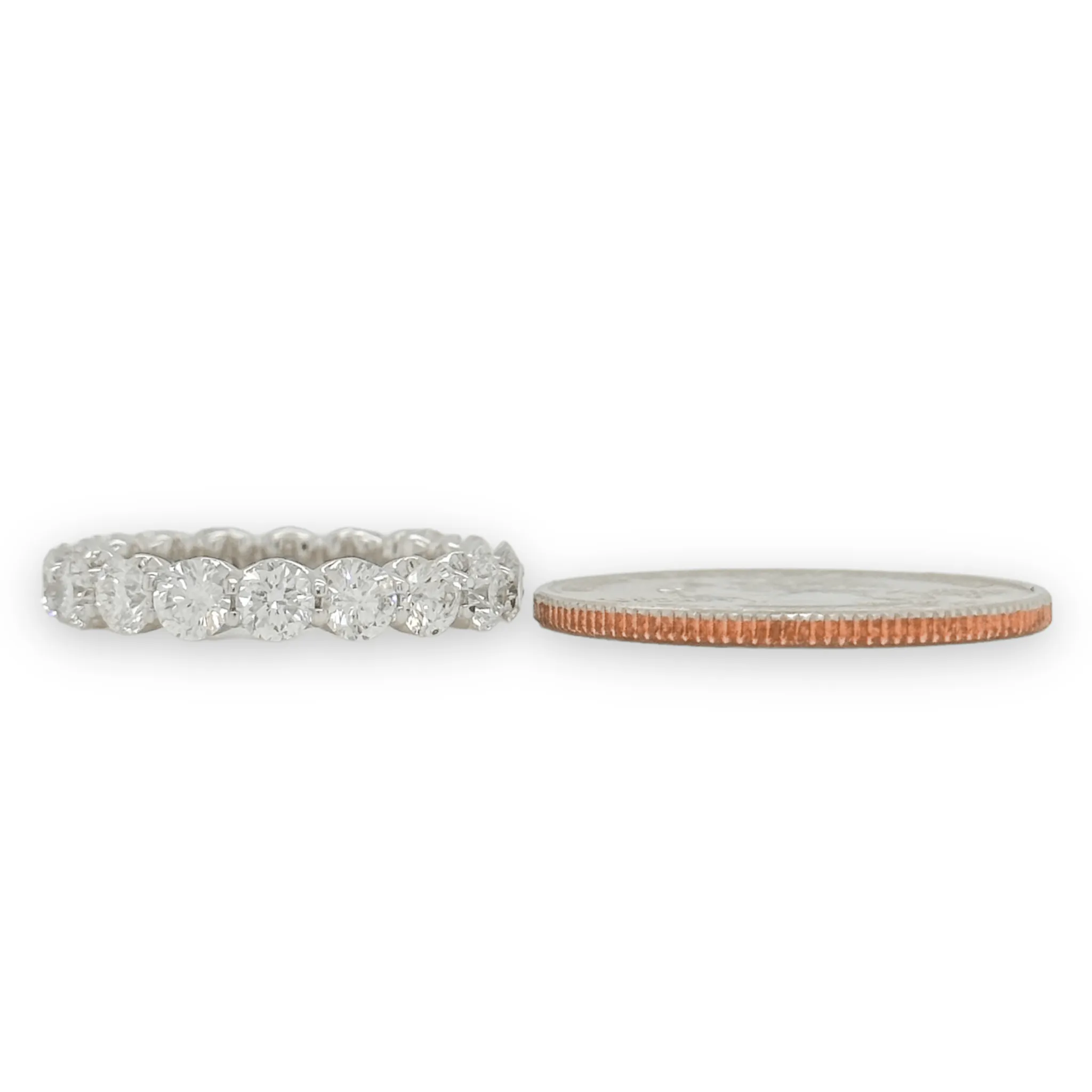 14K W Gold 3.00ctw Diamond Eternity Band