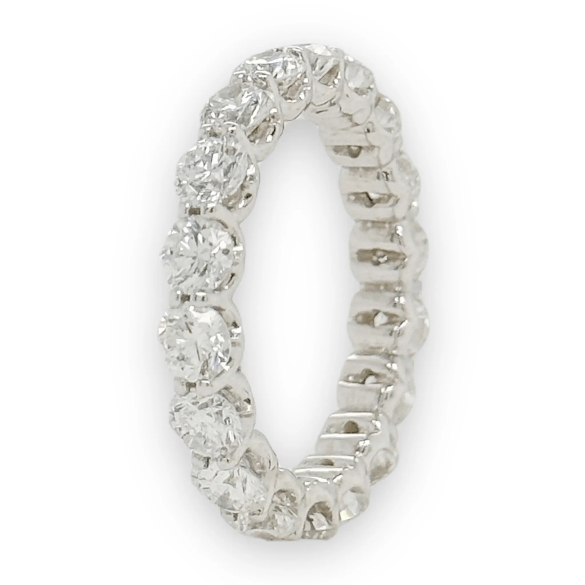 14K W Gold 3.00ctw Diamond Eternity Band