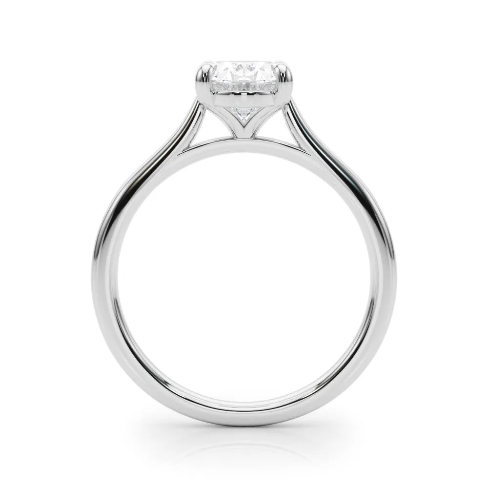 14K W Gold Oval Mounting 3.0