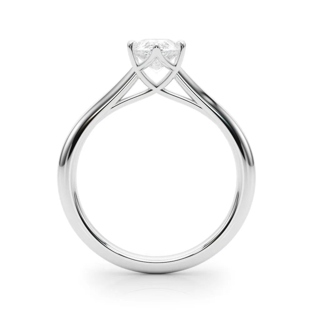14K W Gold Pear Shape Mounting 12.5X8