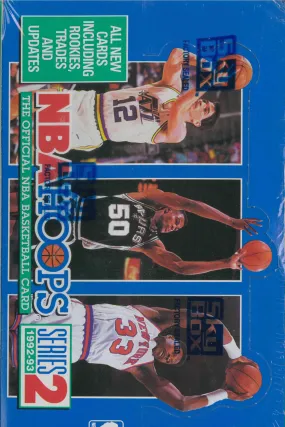 1992-93 NBA HOOPS BASKETBALL CARDS SERIES 2 SEALED BOX