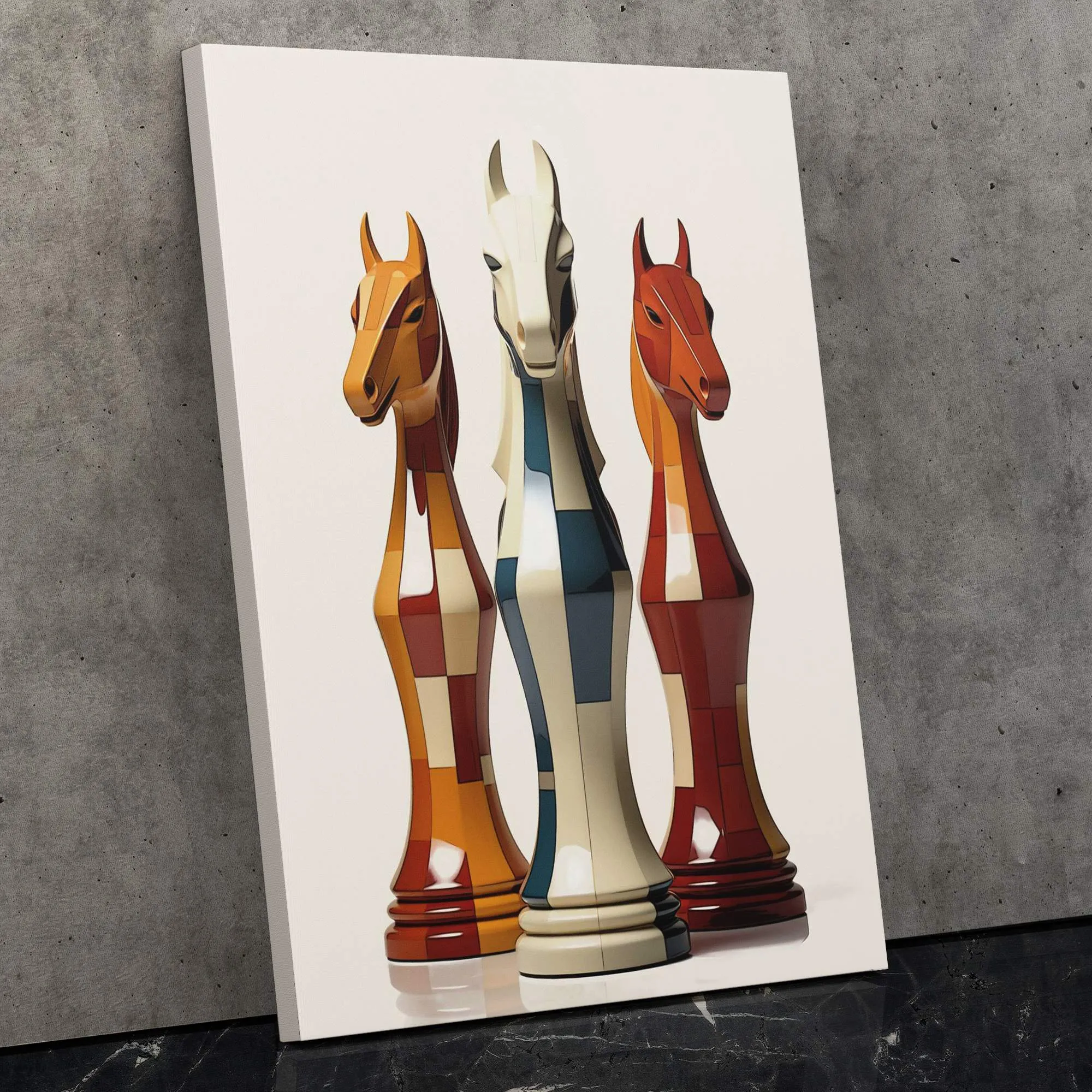 3 Chess Knights