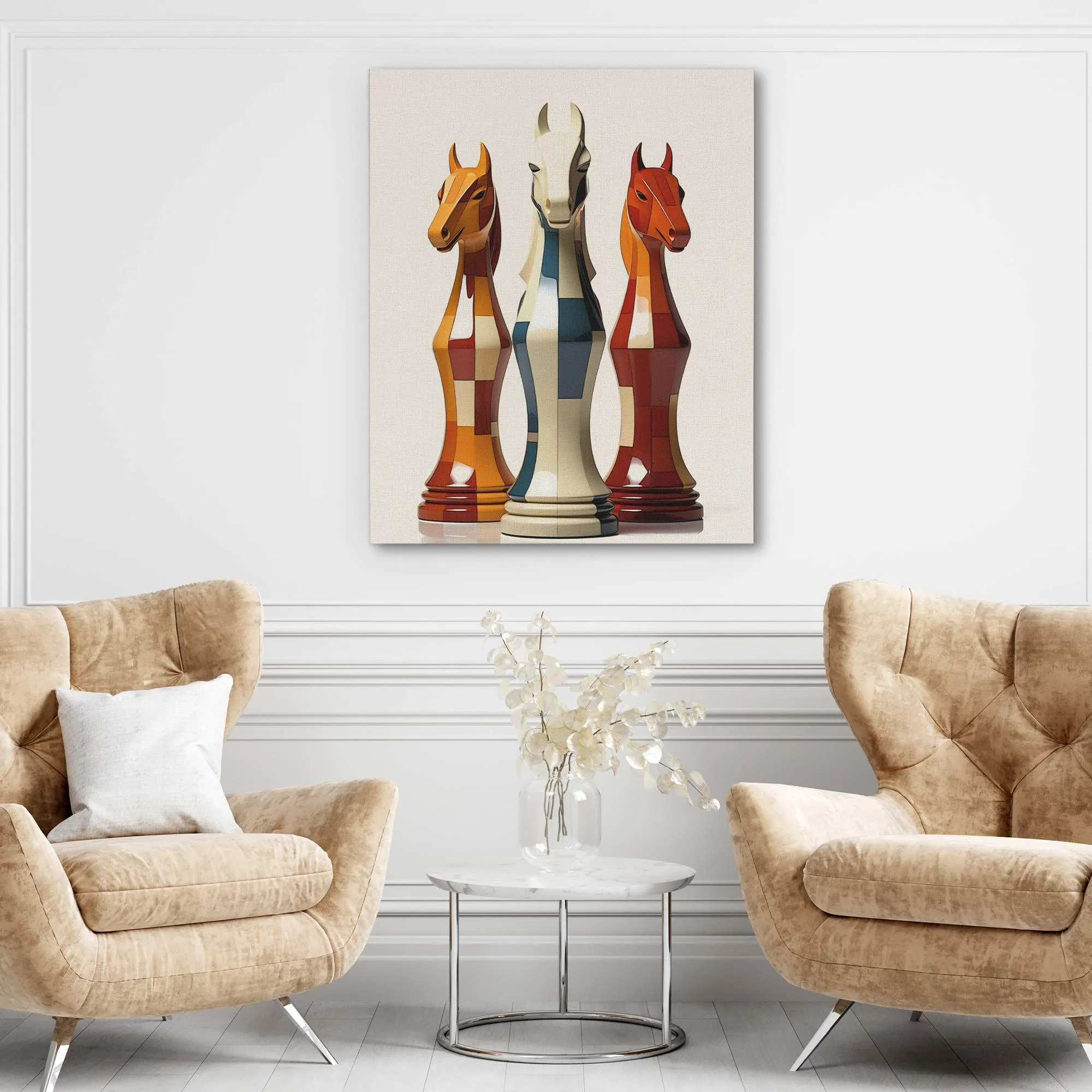 3 Chess Knights