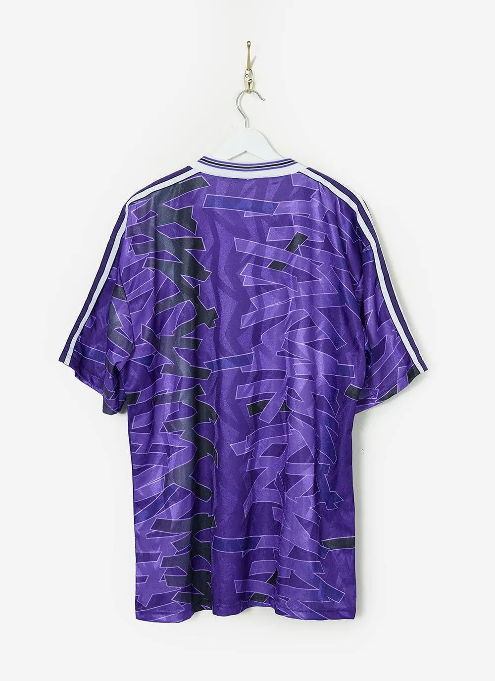 90s Adidas Shirt #43 | Percival x Classic Football Shirts | Purple