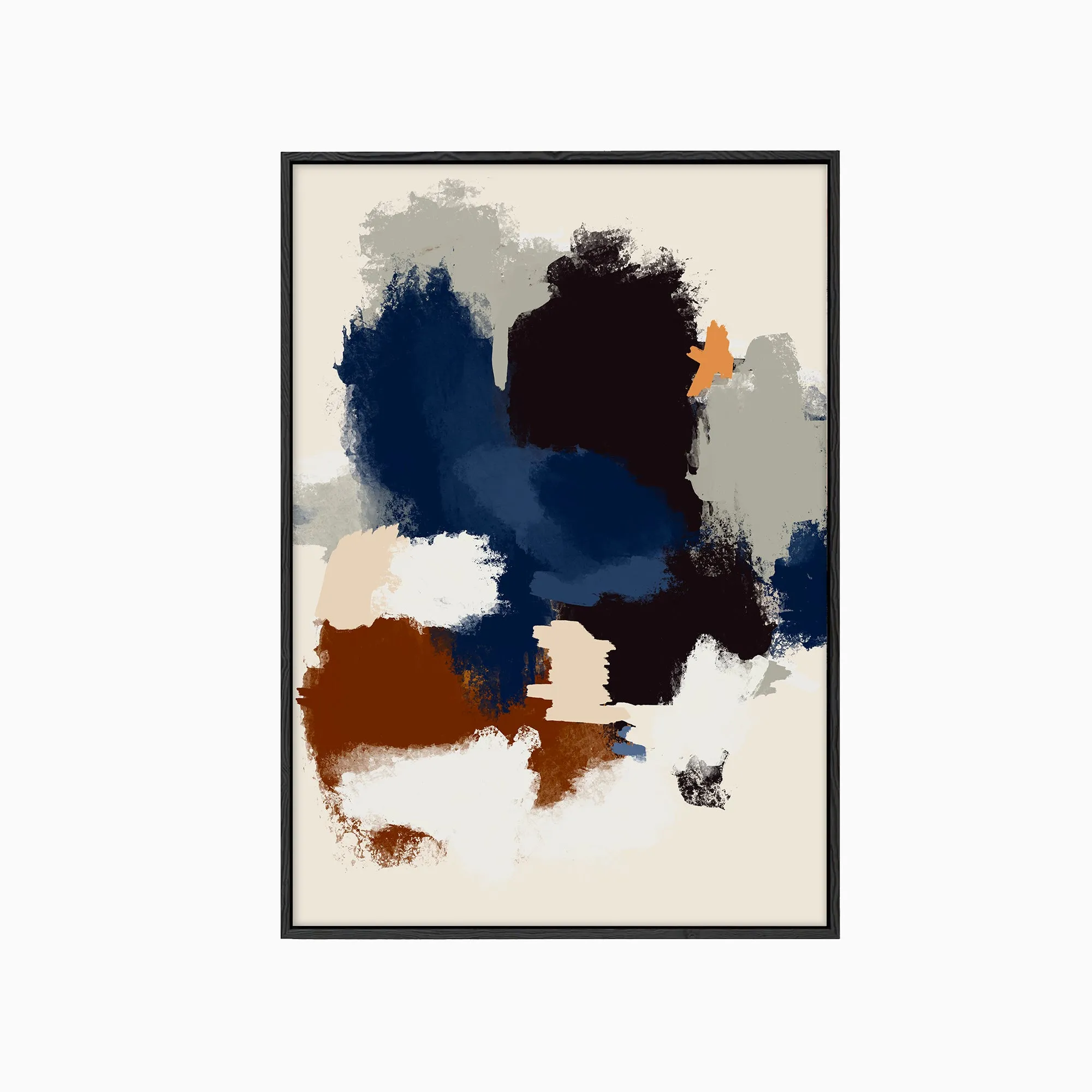 Abstract Paradigm II Framed Canvas
