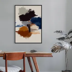Abstract Paradigm III Framed Canvas