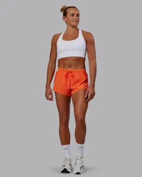 Accelerate Run Shorts - Ultra Orange