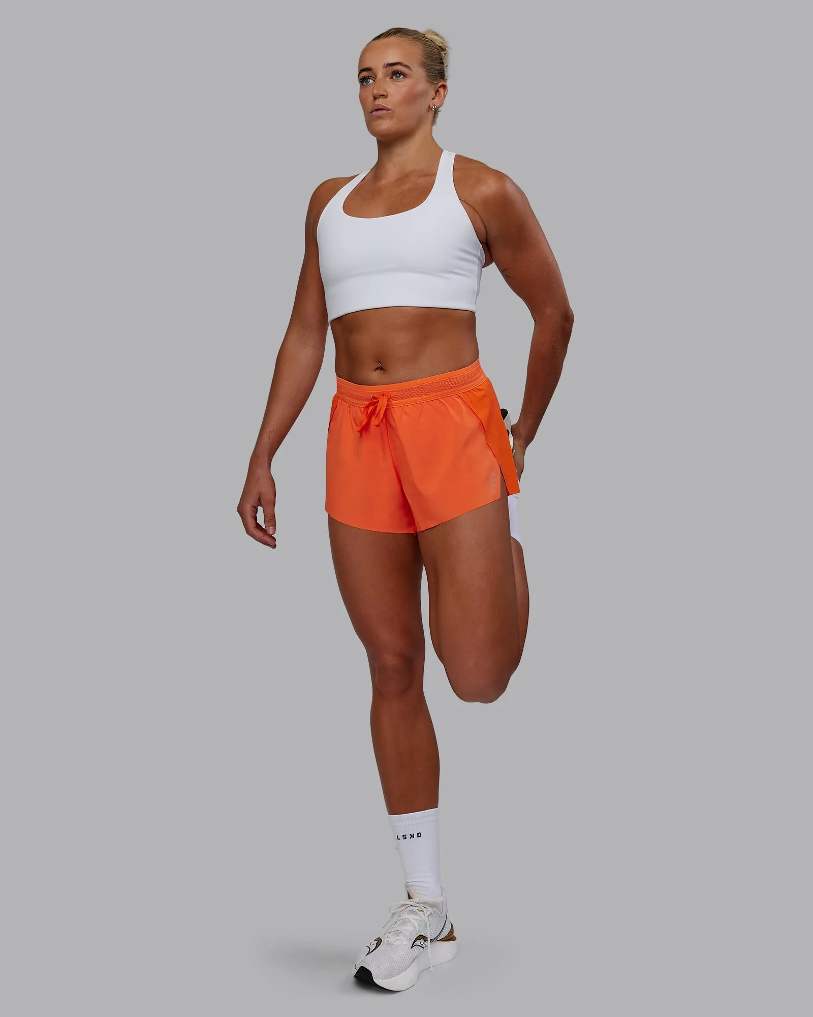 Accelerate Run Shorts - Ultra Orange