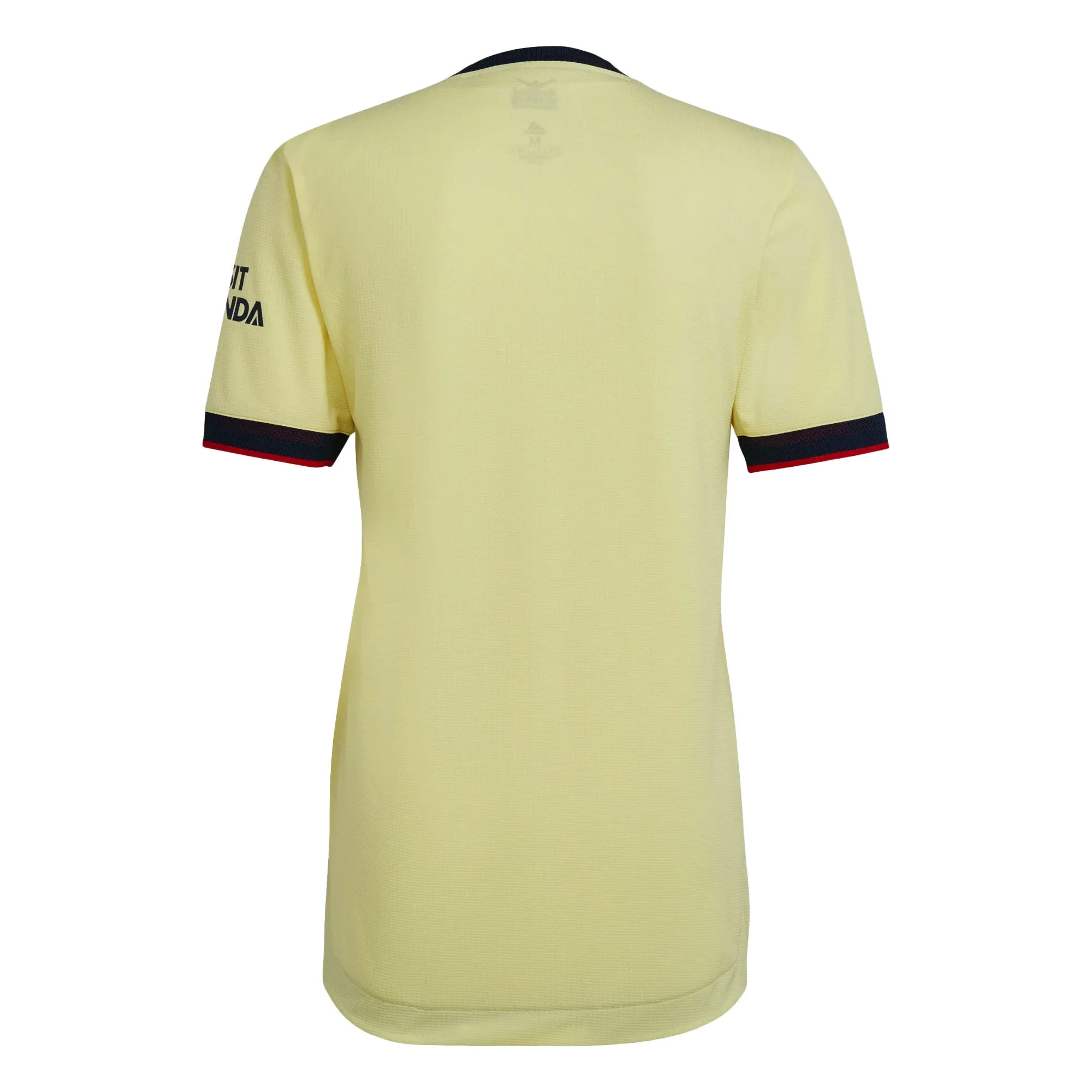 adidas Men's Arsenal 2021/22 Authentic Away Jersey Pearl Citrine