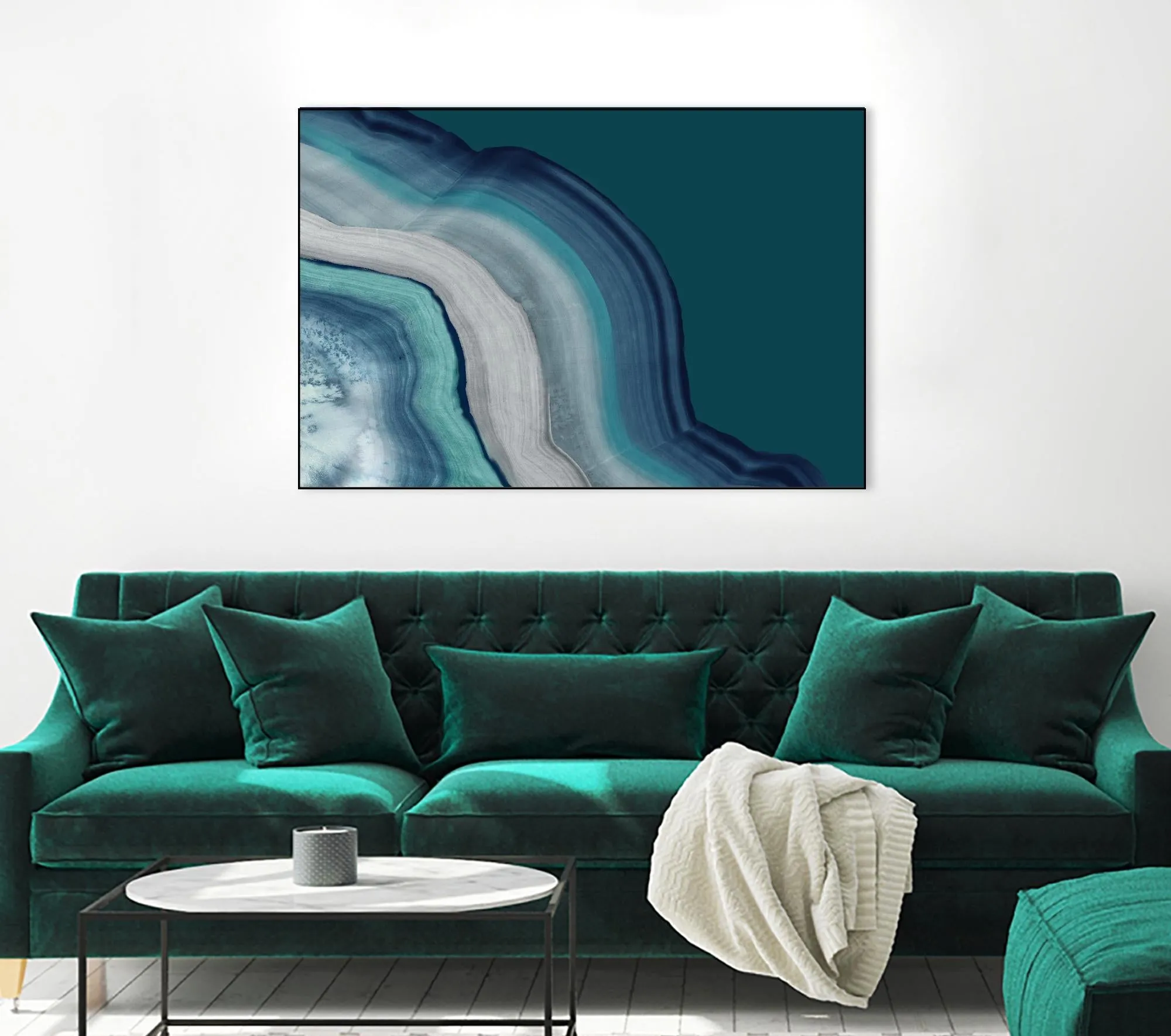 Agate Deep Blue Sea