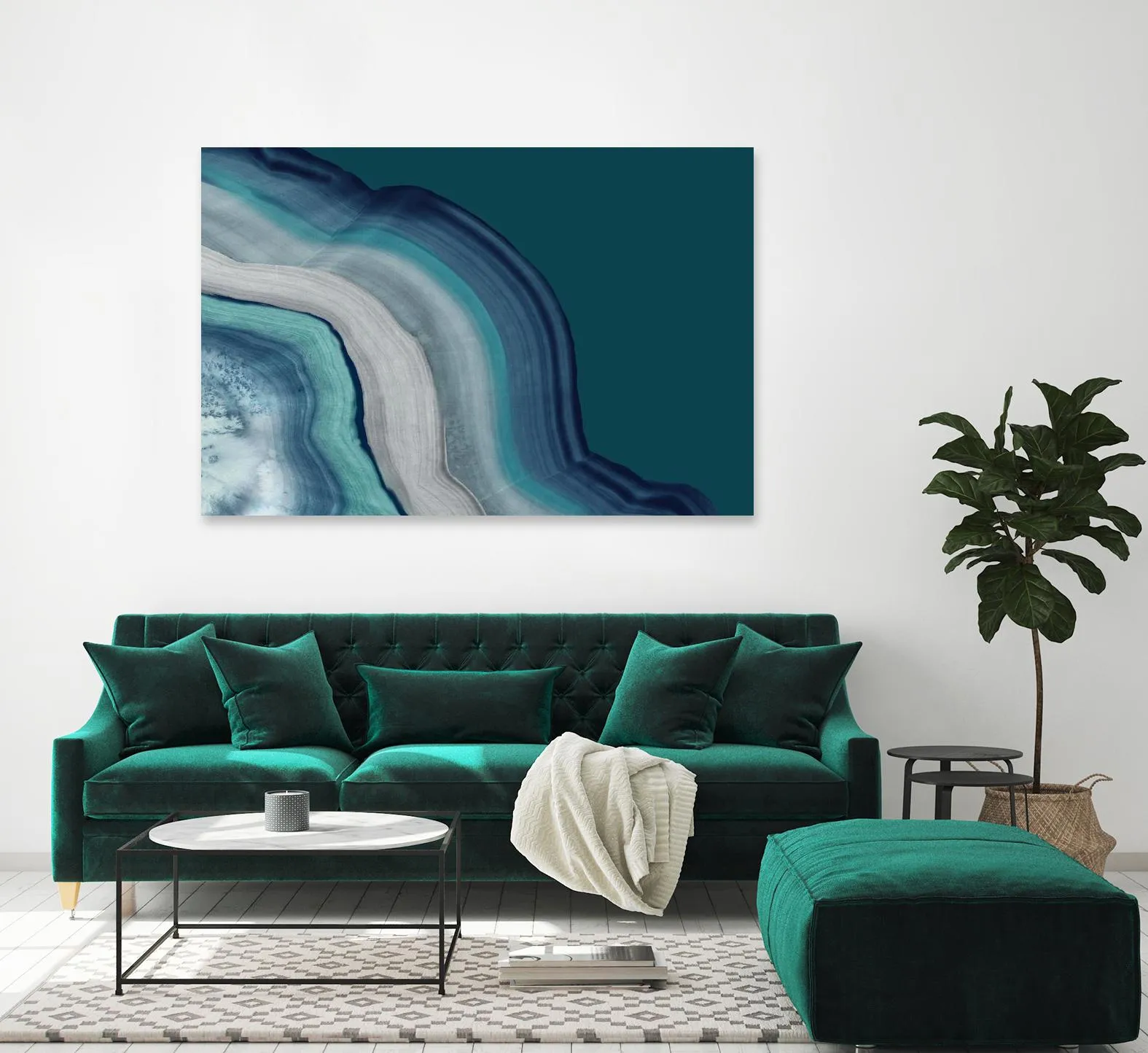 Agate Deep Blue Sea
