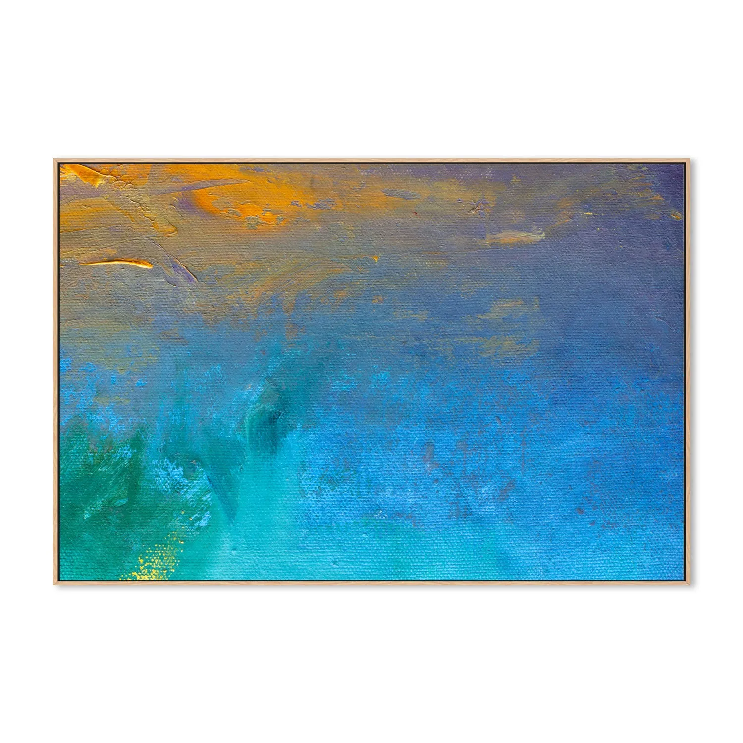 An Intrusion of Colour, Hand-Painted Canvas