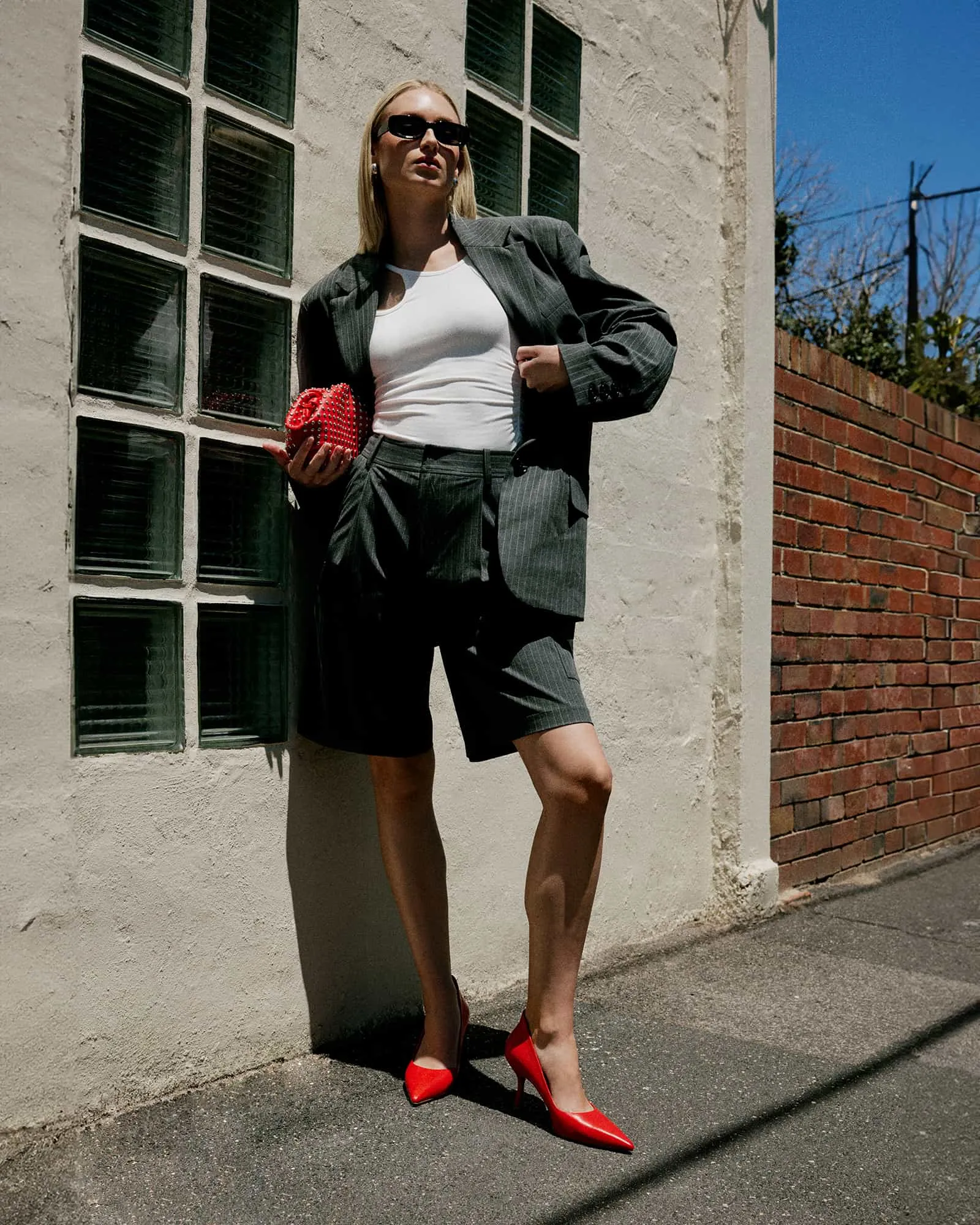 Red Leather Aspire High Heels - Womens Exquisite Fashion Footwear