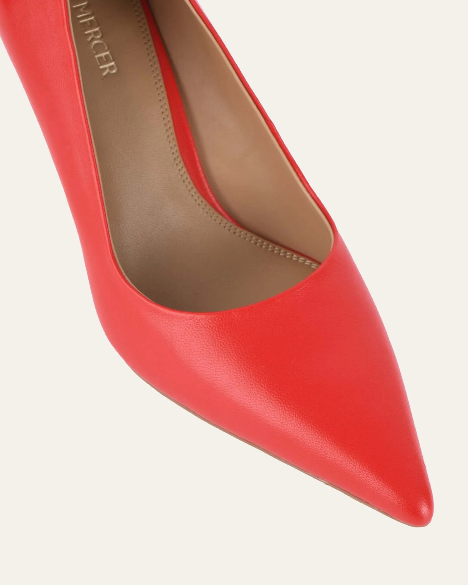 Red Leather Aspire High Heels - Womens Exquisite Fashion Footwear