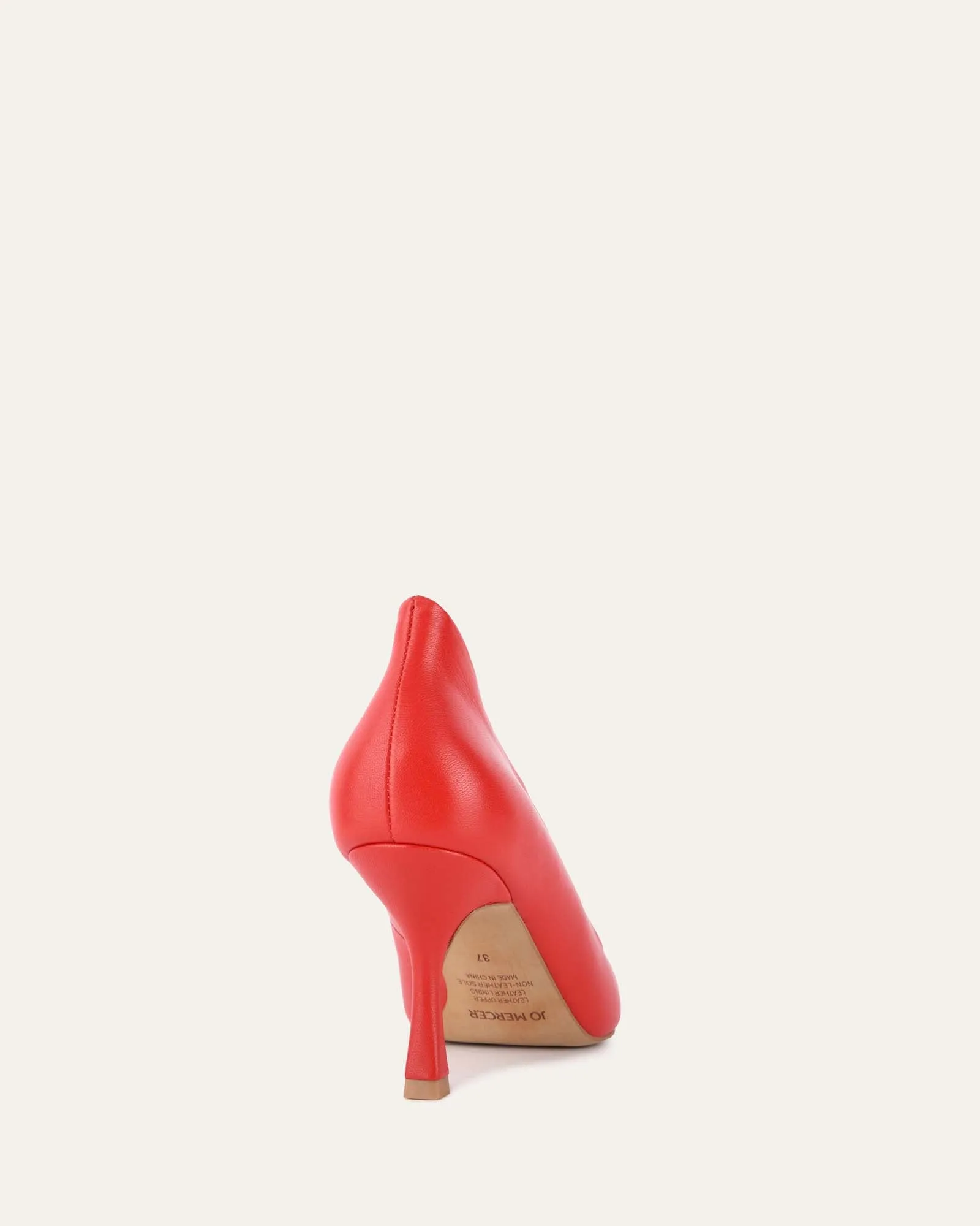 Red Leather Aspire High Heels - Womens Exquisite Fashion Footwear