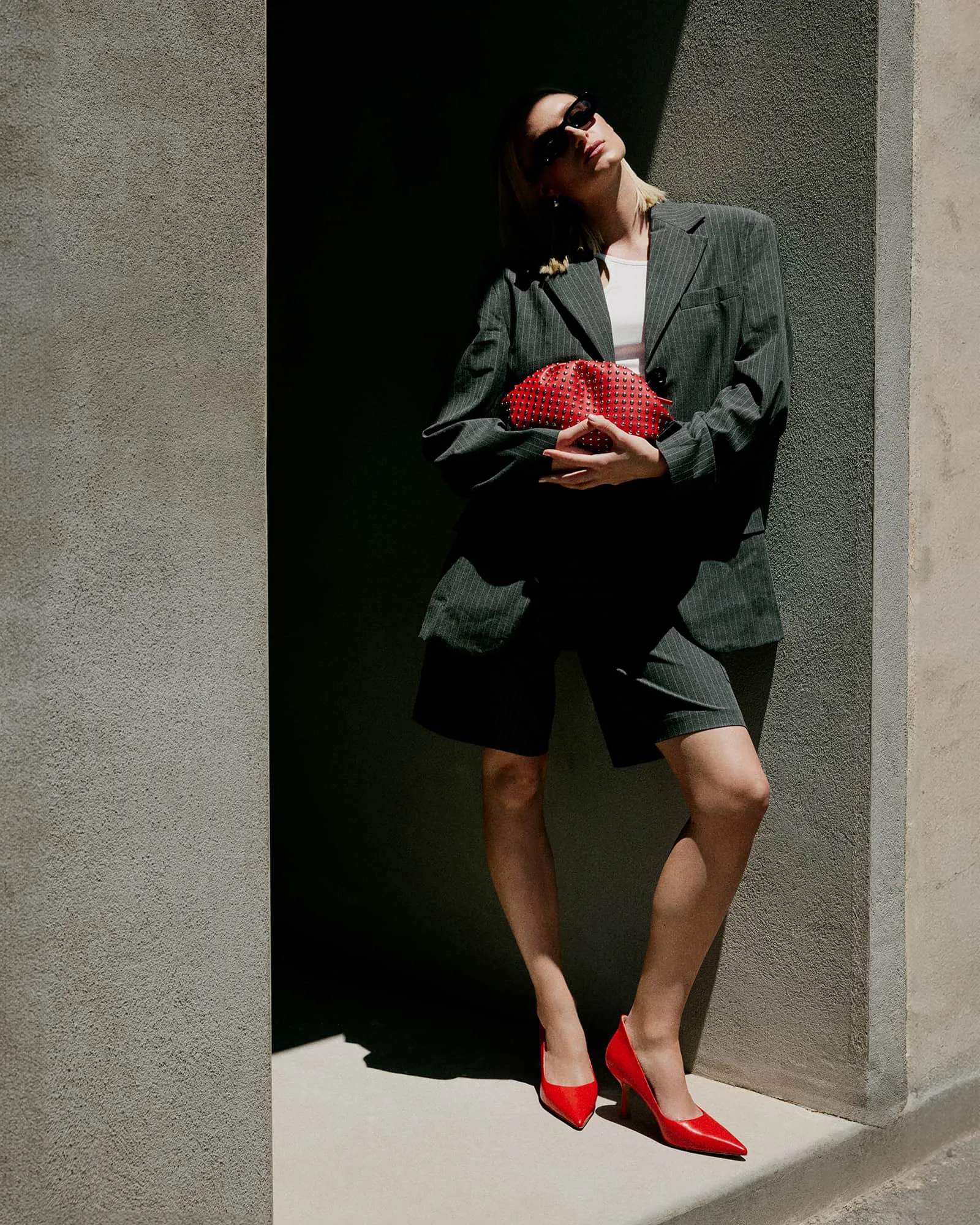 Red Leather Aspire High Heels - Womens Exquisite Fashion Footwear