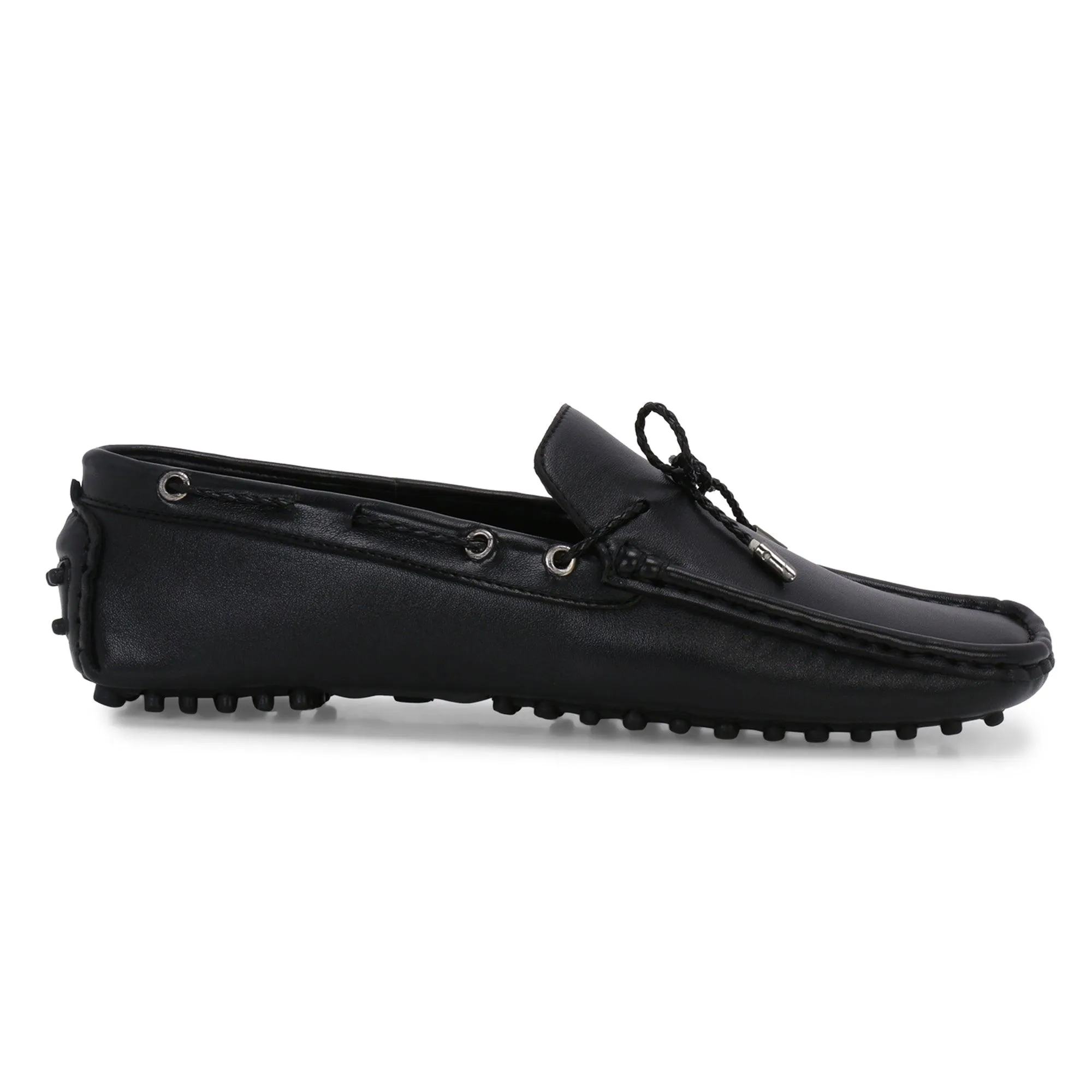 Aza Black Driving Loafers