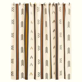 Barren Brands Canvas Western Shower Curtain