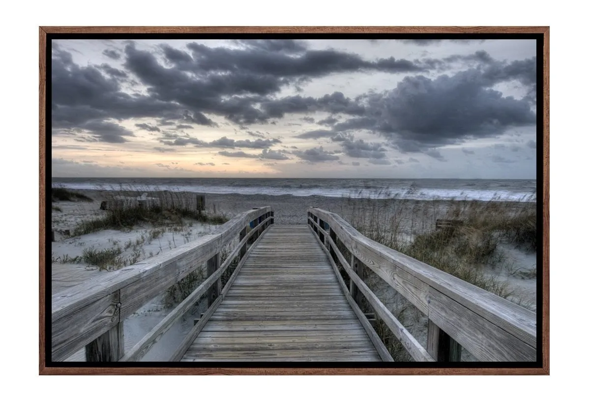 Beach Dusk | Canvas Wall Art Print
