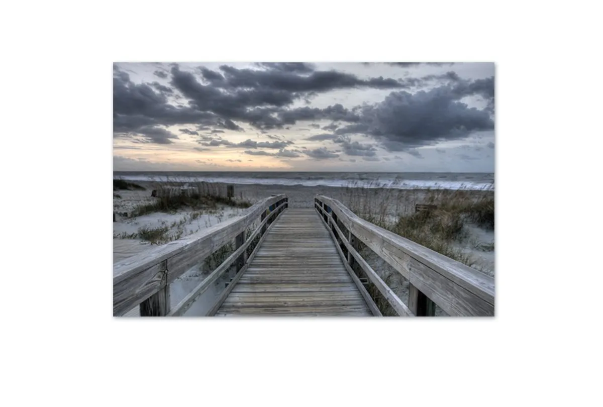 Beach Dusk | Canvas Wall Art Print
