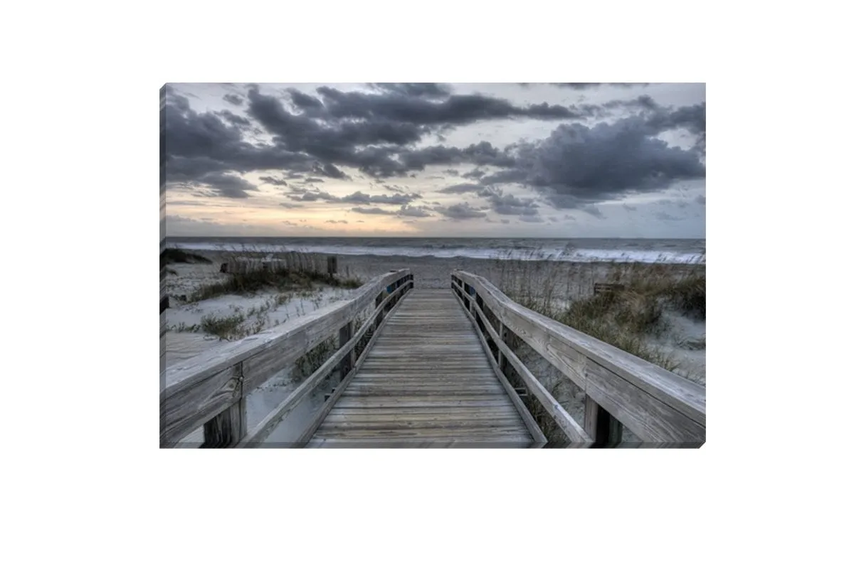 Beach Dusk | Canvas Wall Art Print