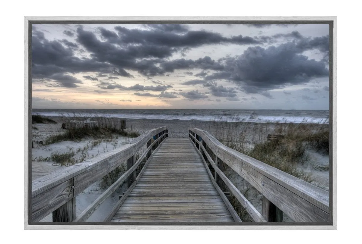 Beach Dusk | Canvas Wall Art Print
