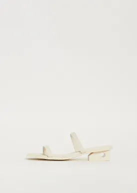 Block Sandal — Off White