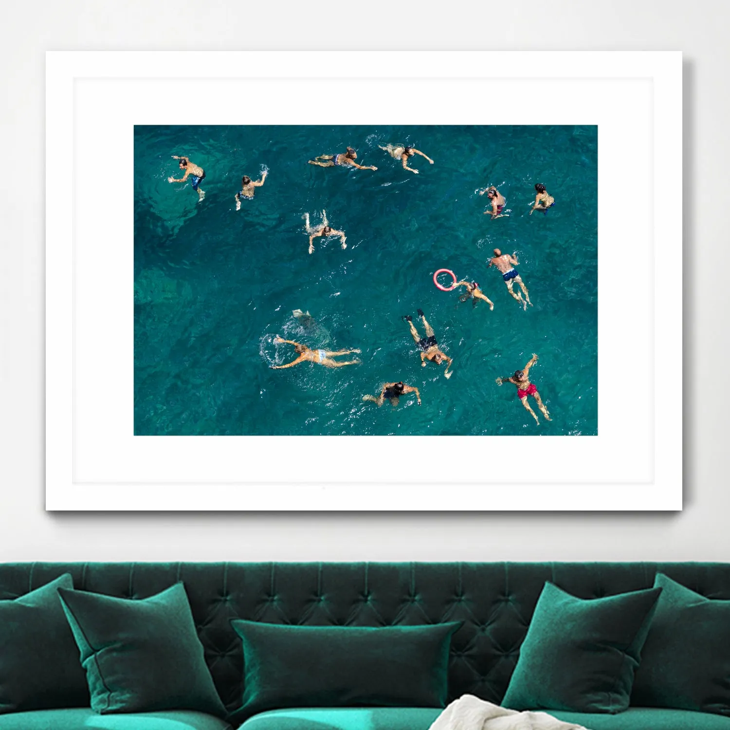 Blue water swim