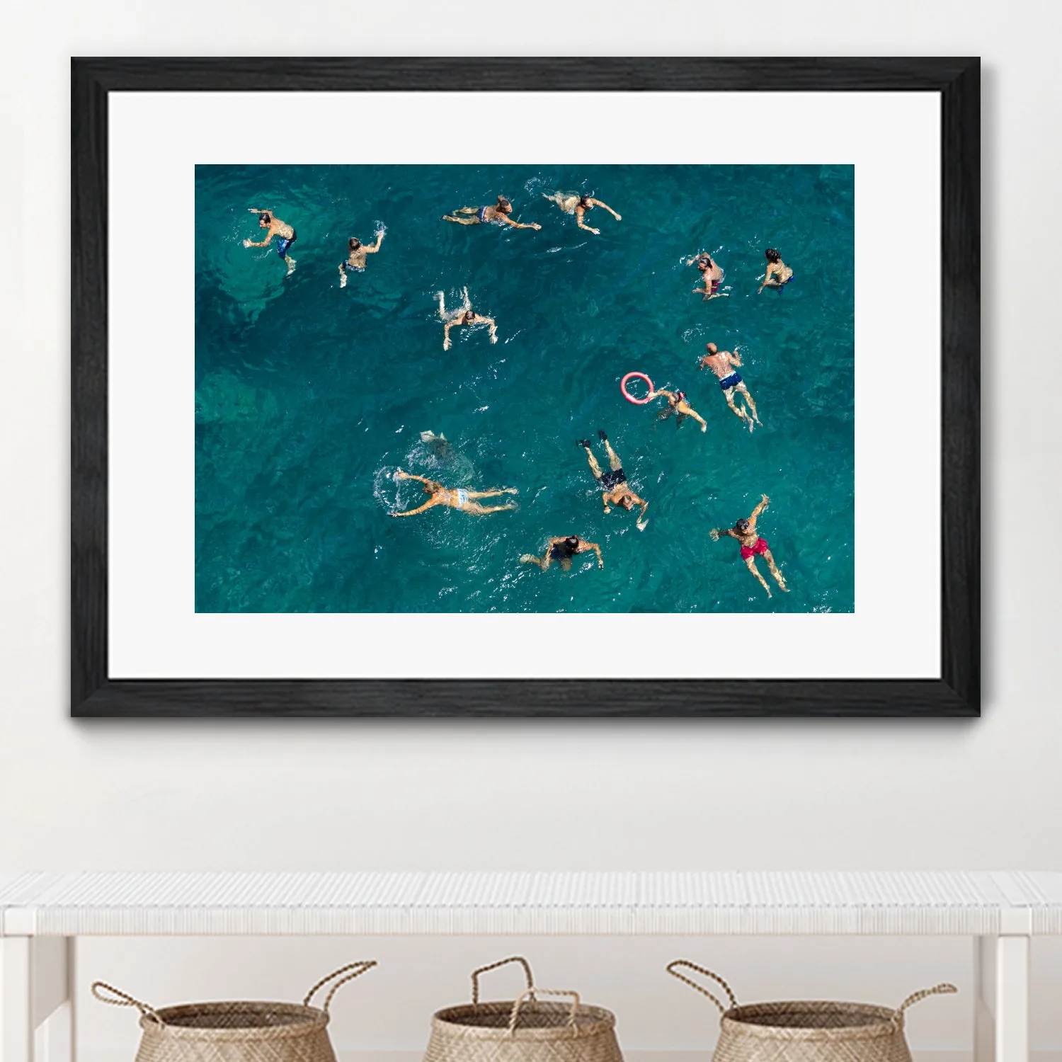 Blue water swim