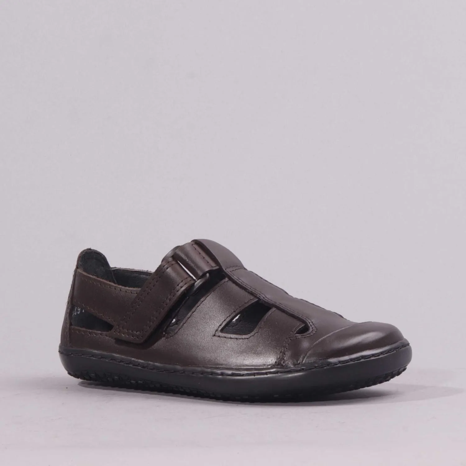 Boys School Sandal  in Brown Sizes  28 -33 - 7816