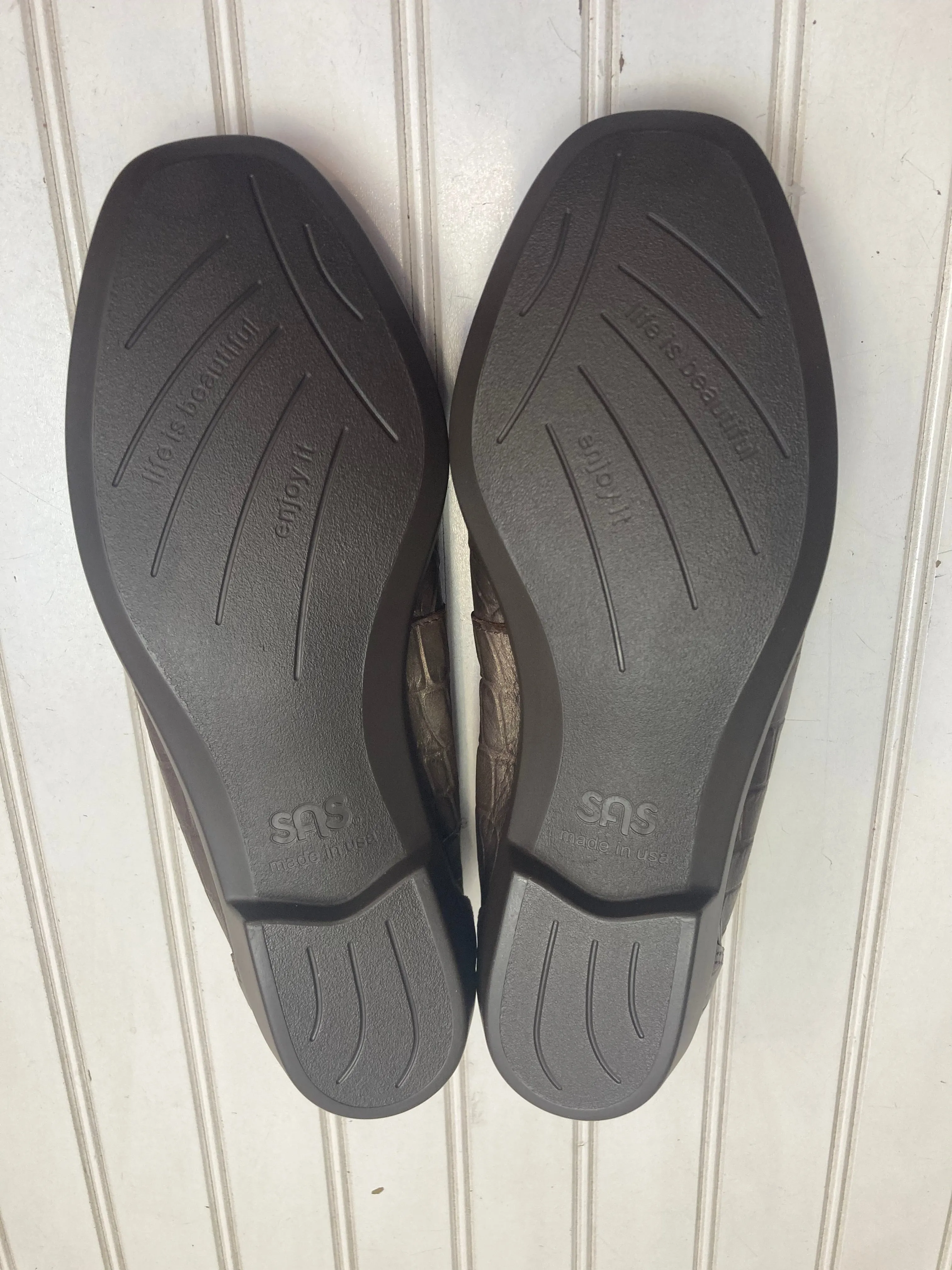 Brown Shoes Flats Sas, Size 10