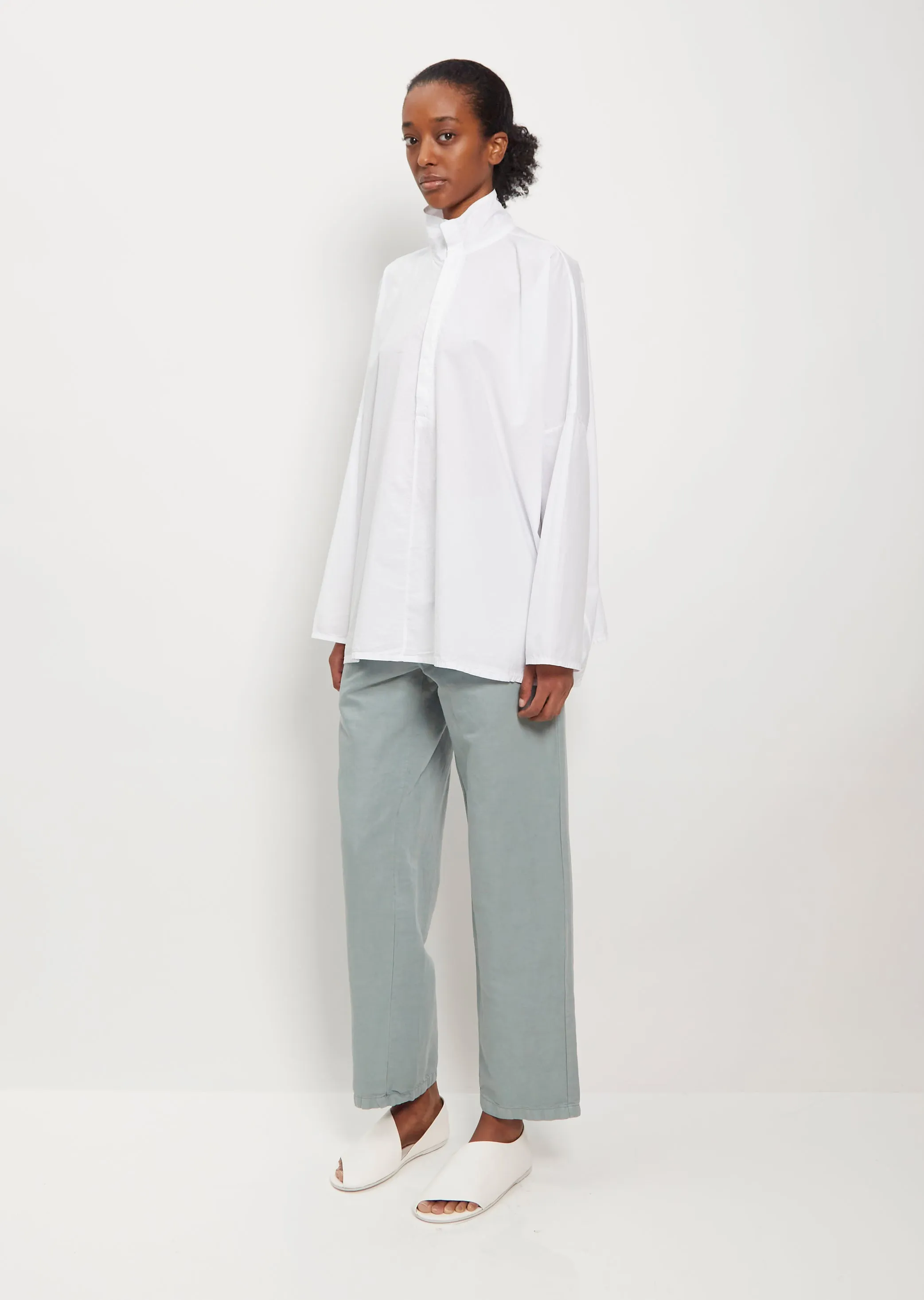 Cacio Cotton Shirt — White
