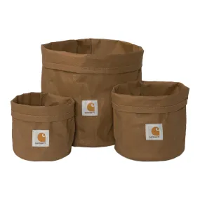 Carhartt WIP Canvas Planter Set - Hamilton Brown