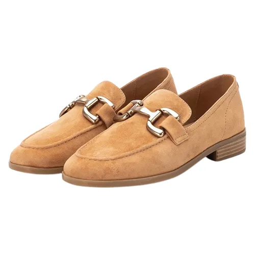 Carmela Womens Comfortable Loafers in Camel Color - Model 161503