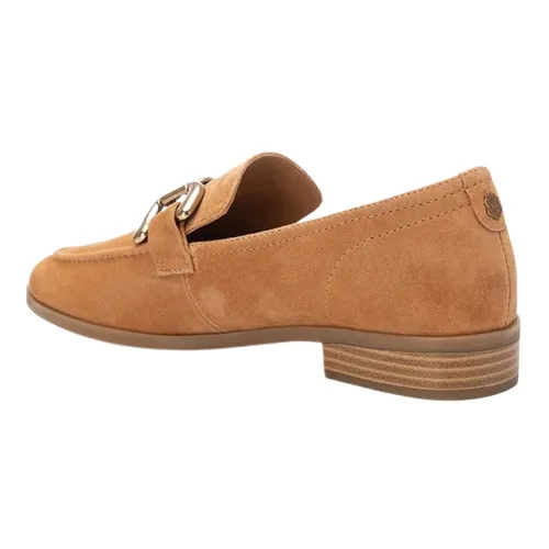 Carmela Womens Comfortable Loafers in Camel Color - Model 161503