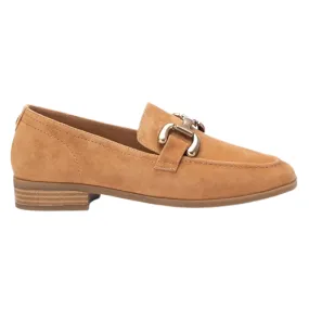 Carmela Womens Comfortable Loafers in Camel Color - Model 161503